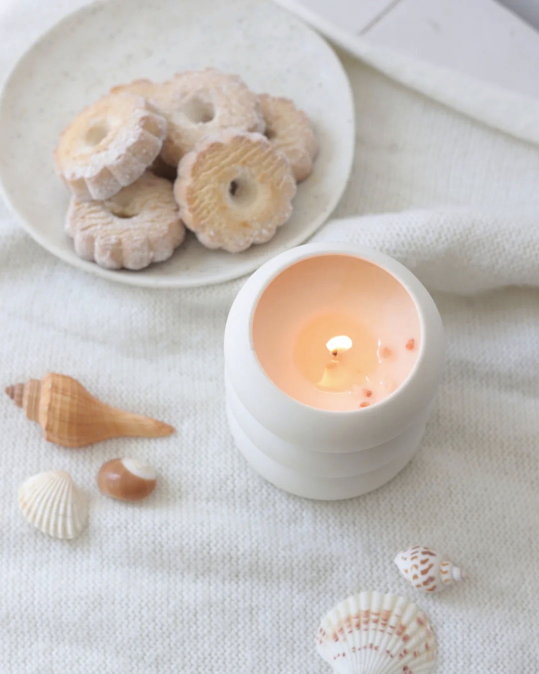 Bougie de soja Bubble - Vanille & Sel de mer - Moi D'abord - 190g